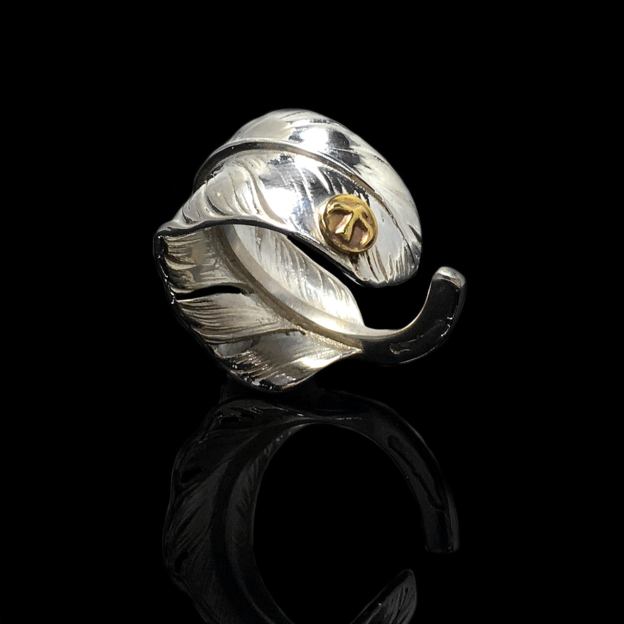 Takahashi Goro Small Feather 925 Silver Ring