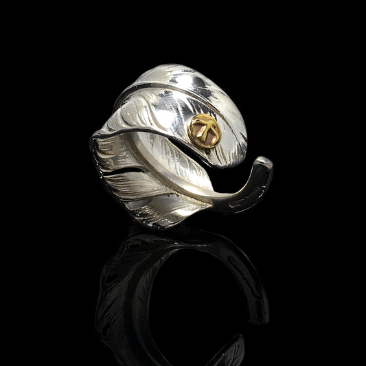 Takahashi Goro Small Feather 925 Silver Ring