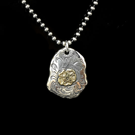 Japan Takahashi Goro Clover Spoon 925 Silver Pendant