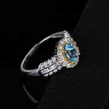Load image into Gallery viewer, S925 Silver  Topaz Ring WB-R030
