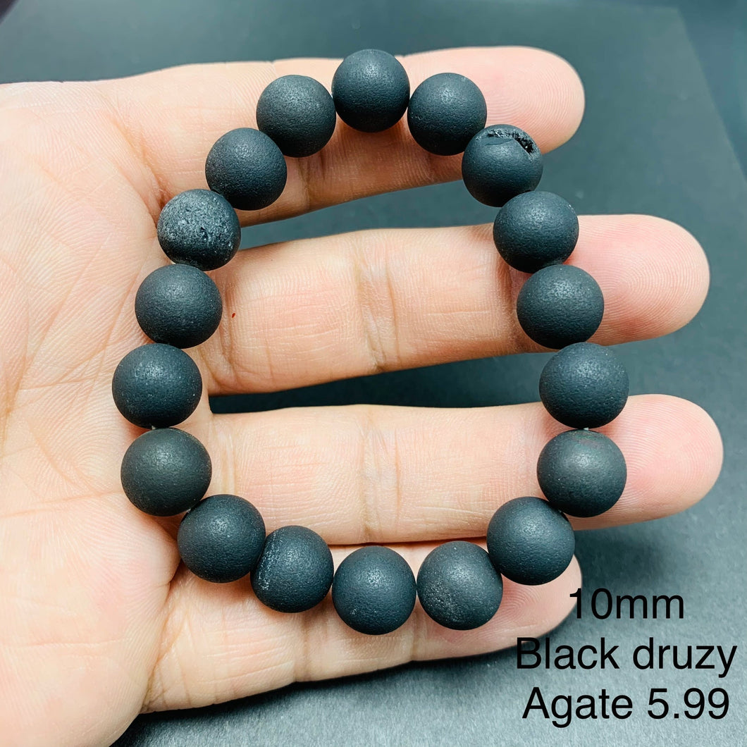 Black druzy Agate Bracelets TSB-008