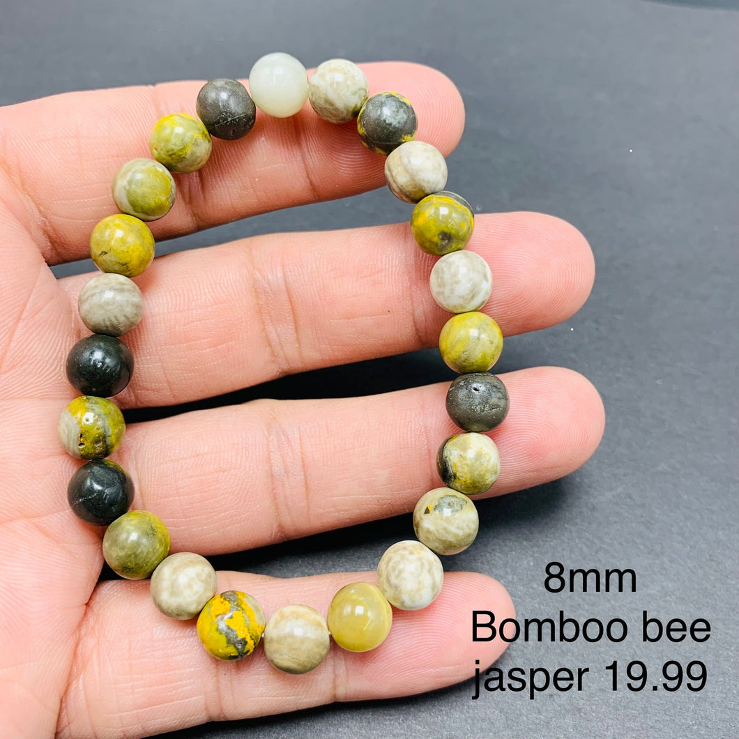 Bomboo Bee Jasper  Bracelets TSB-033