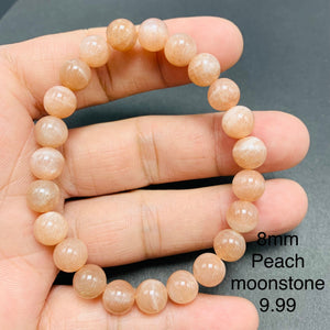 Peach Moonstone Bracelets TSB-055
