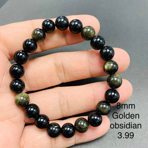 Golden obsidian Bracelets TSB-065