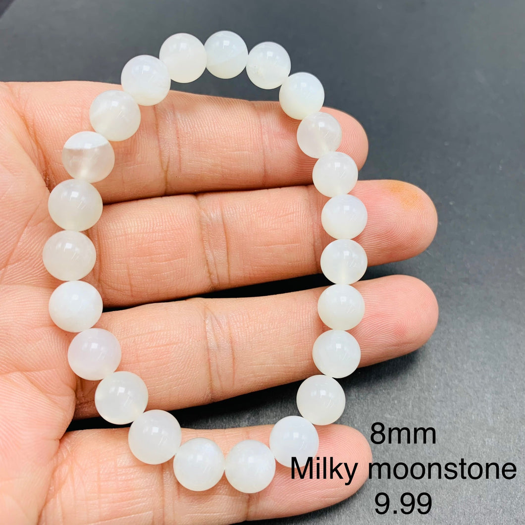 Milky moonstone Bracelets TSB-072