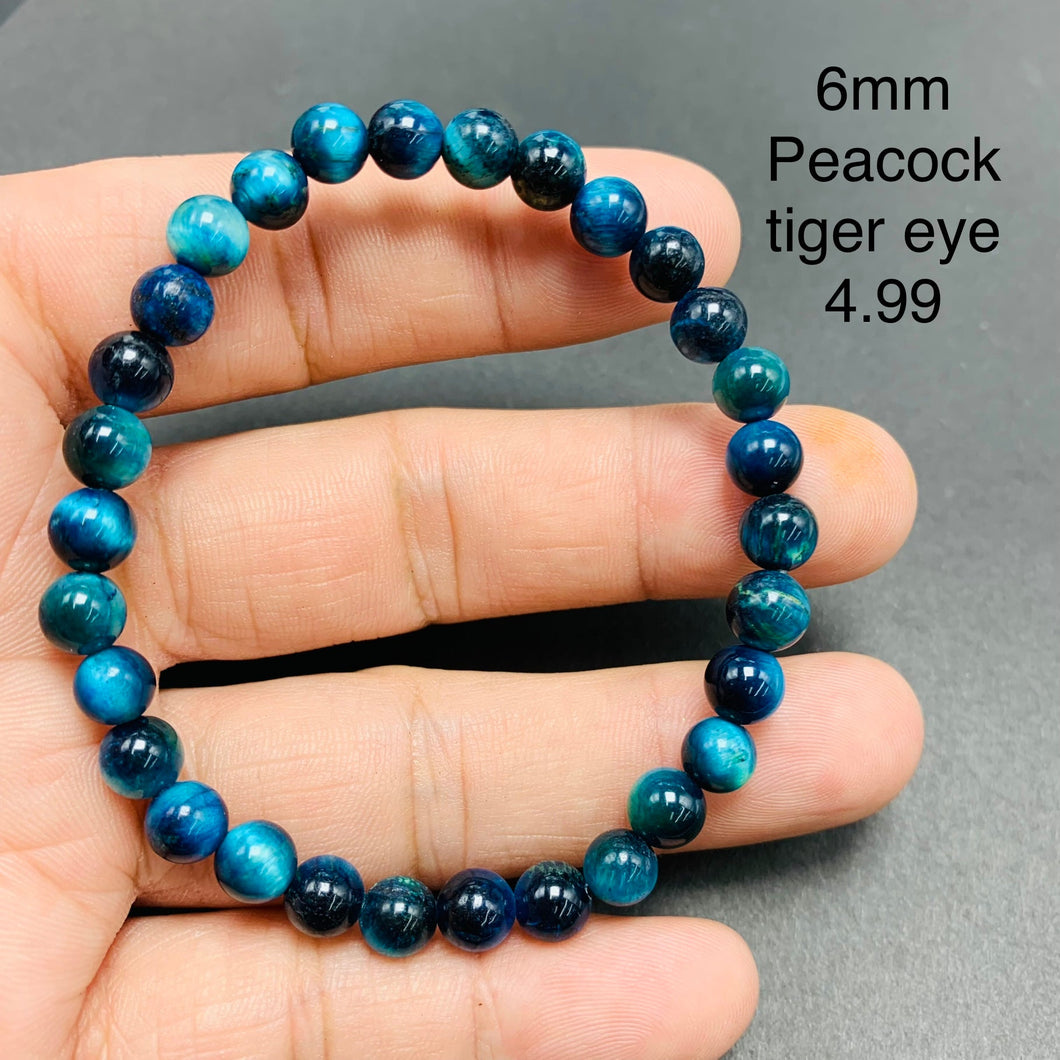 Peacock tiger eye Bracelets TSB-076