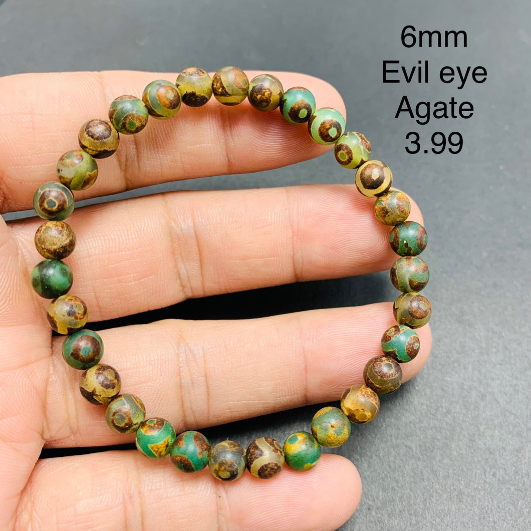 Evil eye Agate Bracelets TSB-077