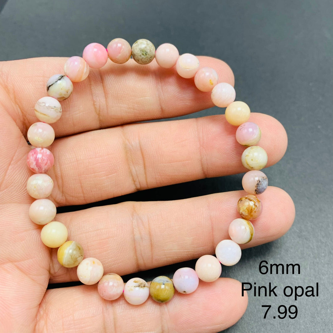 Pink opal Bracelets TSB-0106
