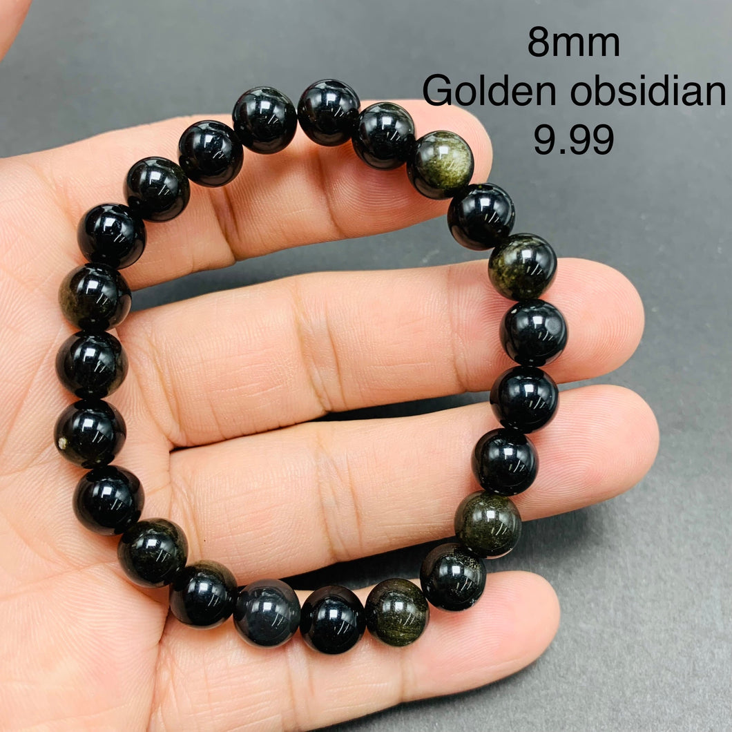 Golden obsidian Bracelets TSB-128