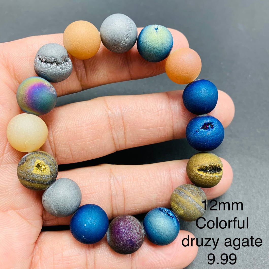 Colorful Druzy Agate Bracelets TSB-144