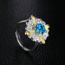 Load image into Gallery viewer, S925 Silver Topaz Ring WB-R001
