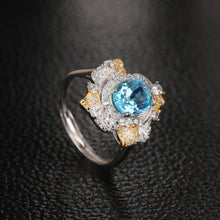 Load image into Gallery viewer, S925 Silver Topaz Ring WB-R002
