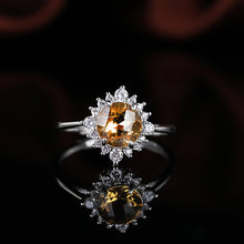 Load image into Gallery viewer, S925 Silver  Citrine RingWB-R048
