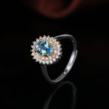Load image into Gallery viewer, S925 Silver  Topaz Ring WB-R007
