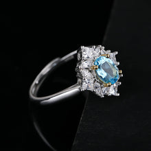 Load image into Gallery viewer, S925 Silver Topaz Ring WB-R011

