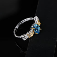Load image into Gallery viewer, S925 Silver Topaz Ring WB-R021
