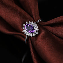 Load image into Gallery viewer, S925 Silver Amethyst RingWB-R037
