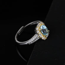 Load image into Gallery viewer, S925 Silver Topaz Ring WB-R005
