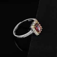 Load image into Gallery viewer, S925 Silver  Garnet Ring WB-R067
