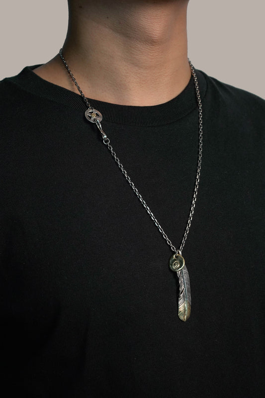 Takahashi Goro Retro Feather Necklace Set