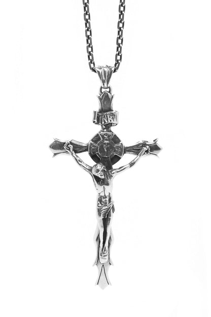 Jesus Cross 925 Silver Pendant