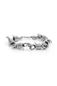 Retro Sterling Silver Twisted Rope Clasp Chain