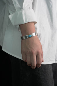 Takahashi Goro Turquoise Bracelet 925 Sterling Silver