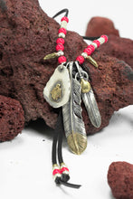 Load image into Gallery viewer, Takahashi Goro S925 Sterling Silver Feather Pendant
