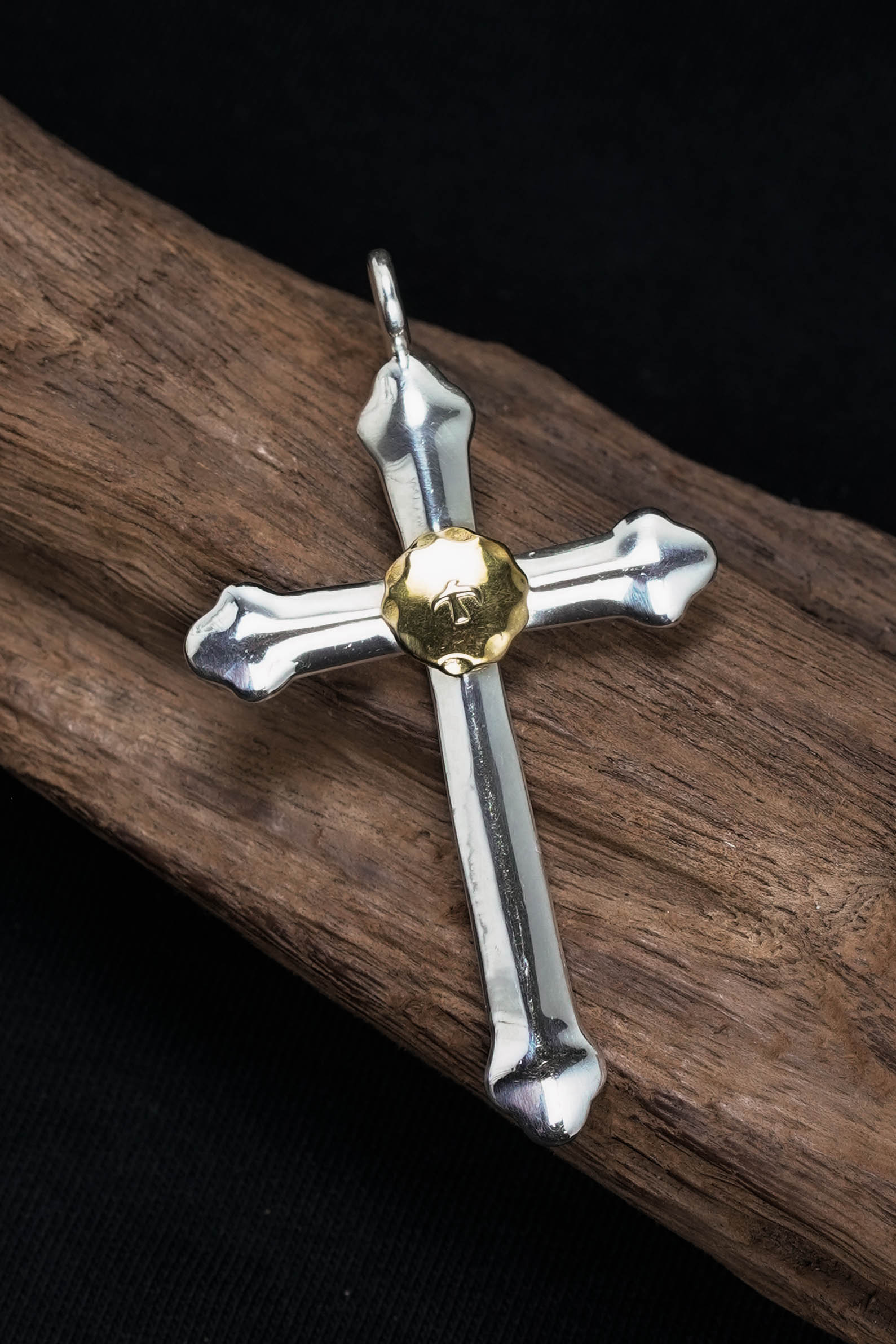 Japan Takahashi Goro Cross 925 Silver Pendant