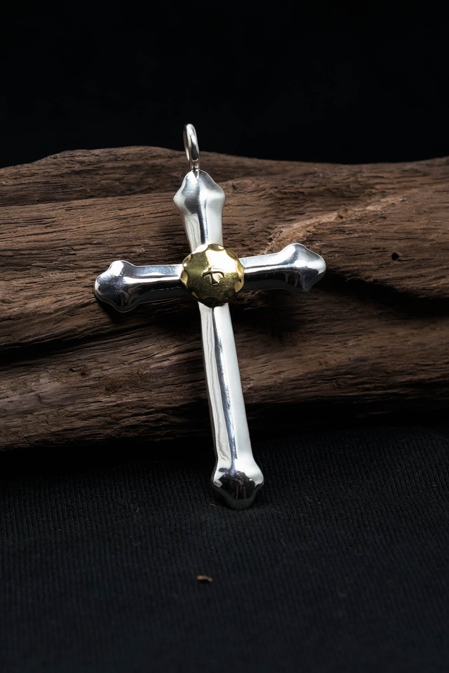Japan Takahashi Goro Cross 925 Silver Pendant