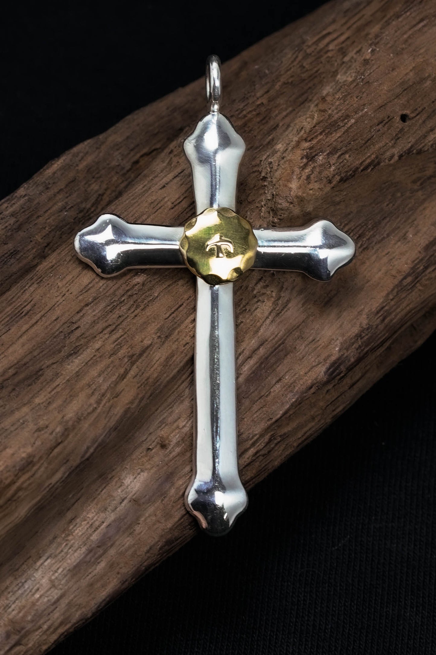 Japan Takahashi Goro Cross 925 Silver Pendant