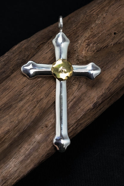 Japan Takahashi Goro Cross 925 Silver Pendant