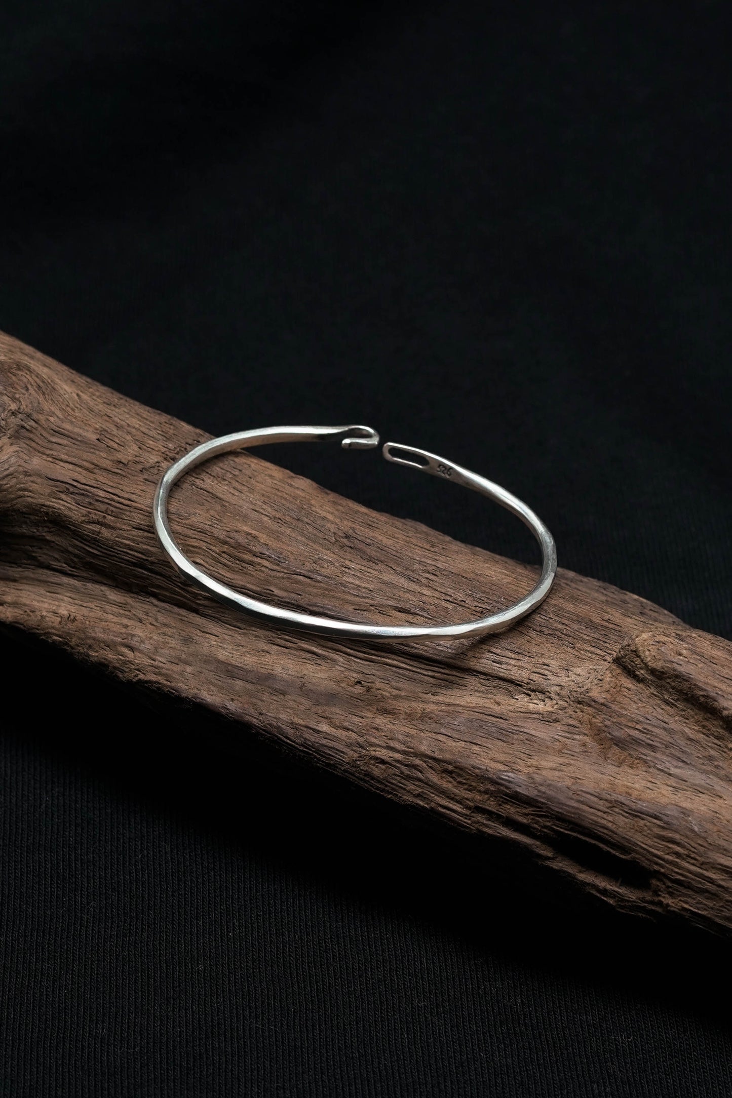 Retro Bangle 925 Sterling Silver