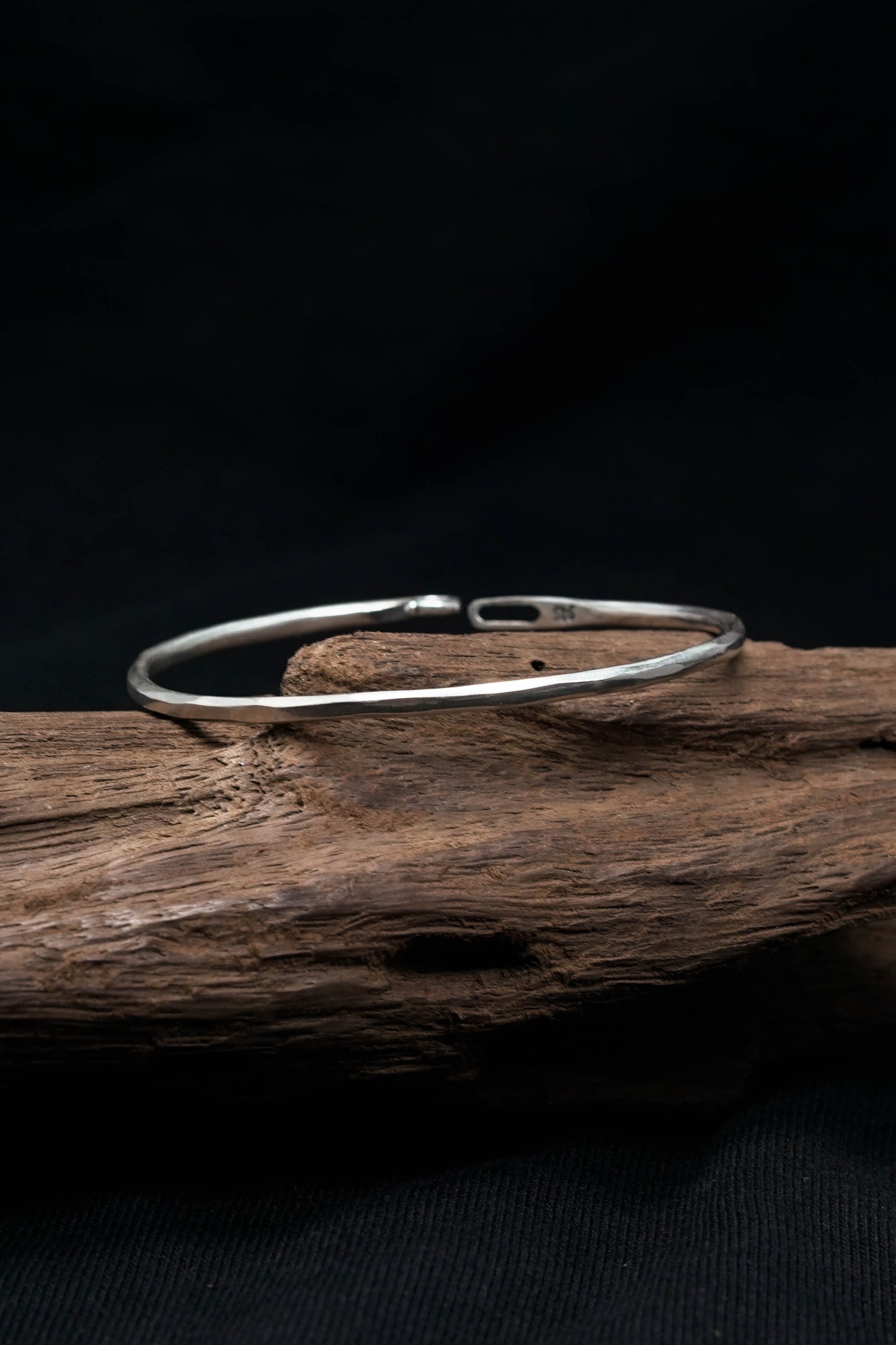 Retro Bangle 925 Sterling Silver