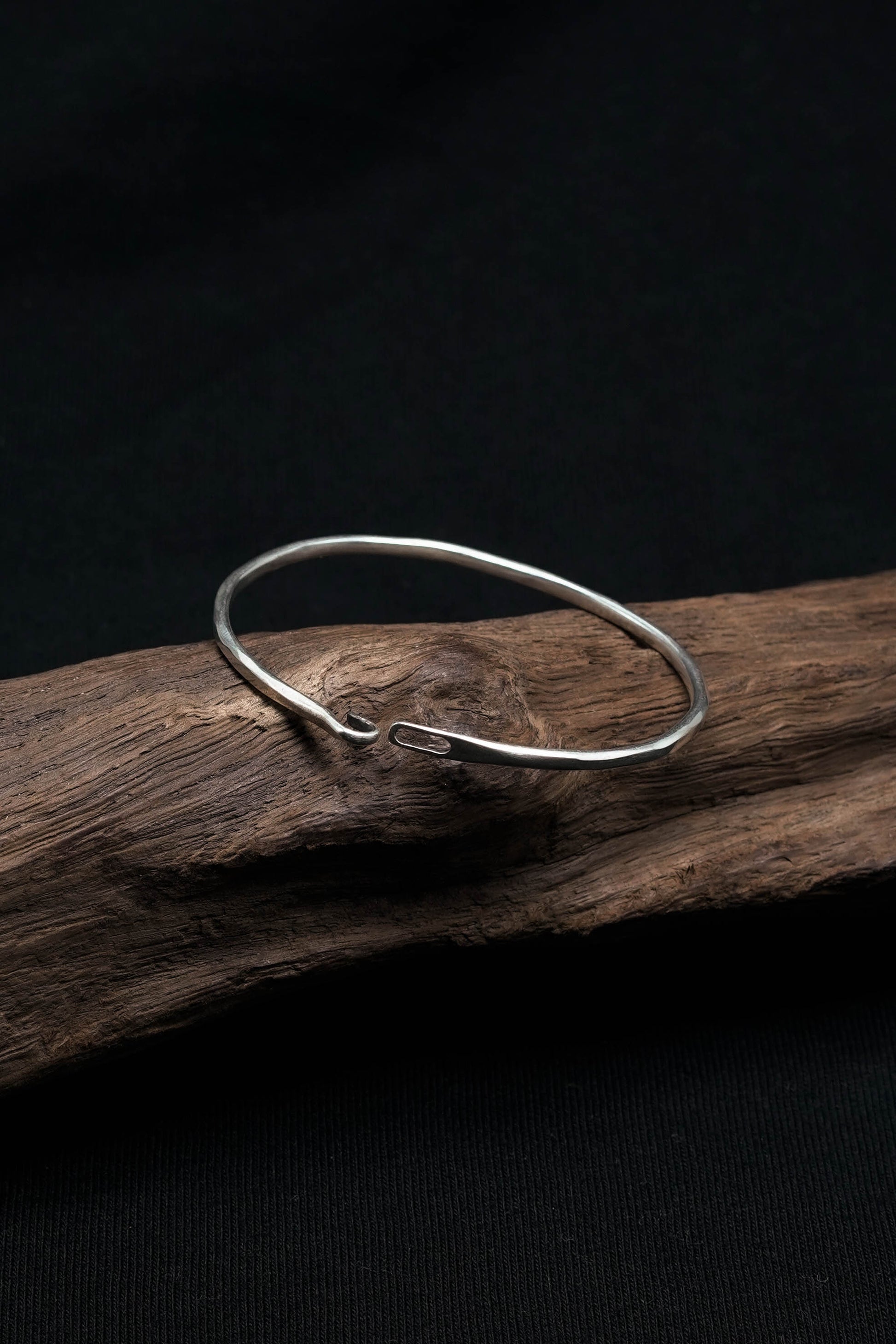 Retro Bangle 925 Sterling Silver