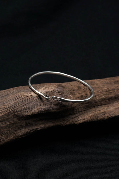 Retro Bangle 925 Sterling Silver