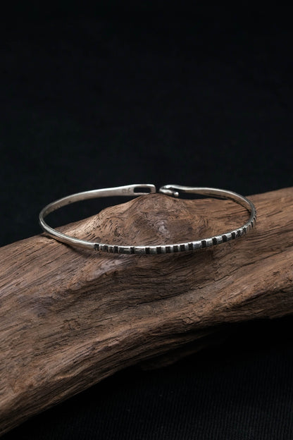 Retro 925 Sterling Silver Bracelet