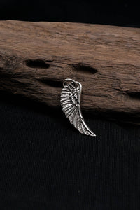 Angel Wing Feather Retro 925 Silver Pendant Takahashi Goro