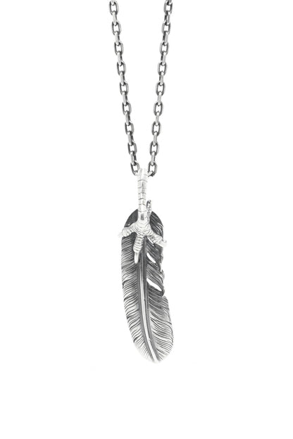 Left Eagle Claw Feather Retro 925 Silver Pendant Takahashi Goro