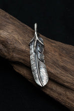 Load image into Gallery viewer, Left Eagle Claw Feather Retro 925 Silver Pendant Takahashi Goro

