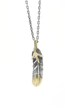 Load image into Gallery viewer, Right Eagle Claw Feather Retro 925 Silver Pendant Japan Takahashi Goro with Brass
