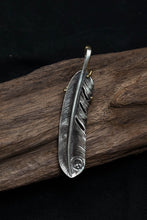 Load image into Gallery viewer, Right Brass Eagle Claw Feather Retro 925 Silver Pendant Japan Takahashi Goro 
