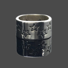 Load image into Gallery viewer, Zig Zag Star Stamp Ring 925 Sterling Silver Jewelry
