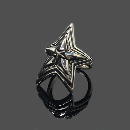 Depstar Insterling Silver Accessories Star Ring