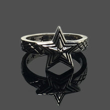 Load image into Gallery viewer, Tiny Star Sterling Silver Ring
