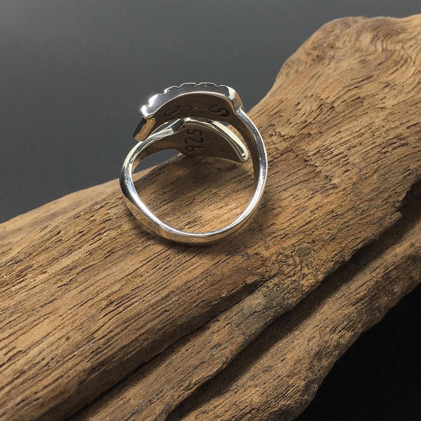 925 Sterling Silver Jewelry Small Twisted Arrow Ring