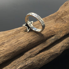 Load image into Gallery viewer, Tiny Star Sterling Silver Ring
