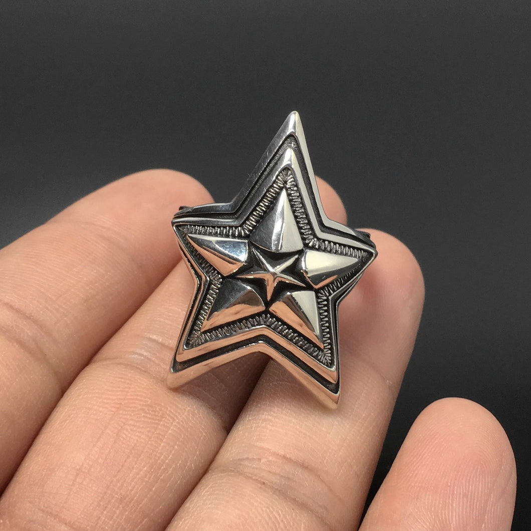Depstar Insterling Silver Accessories Star Ring