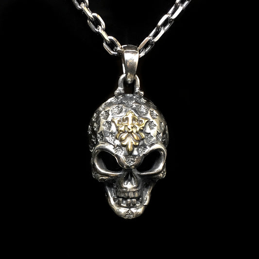 Renegade Sterling Silver Skull Pendant
