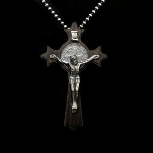 Vintage 925 Sterling Silver Jesus Christ Crucifix Cross Pendant